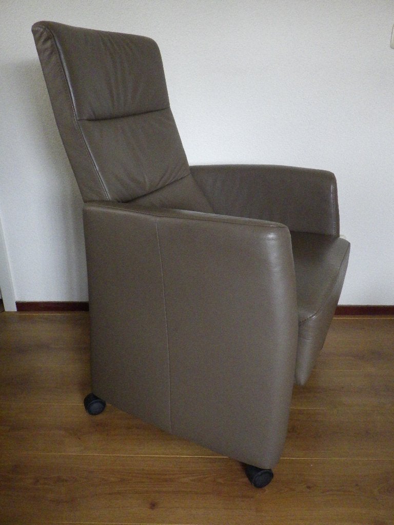 4 luxe verstelbare lederen eetkamerstoelen, Ophalen, Overige kleuren, Modern luxe, Leer
