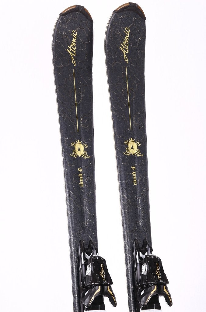 151 cm dames ski's ATOMIC CLOUD 9, black + Atomic Concrol 10, Sport en Fitness, 140 tot 160 cm, Gebruikt, Verzenden, Carve