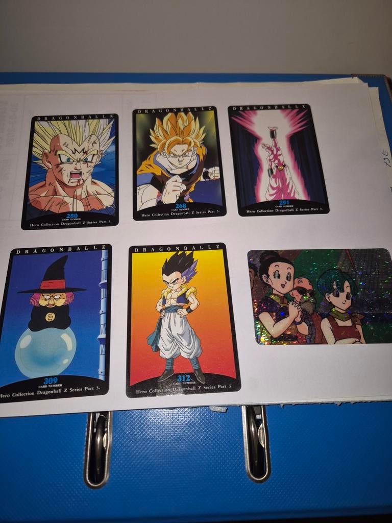 Carte de collection dragon ball z année 1995 série 3, Enlèvement