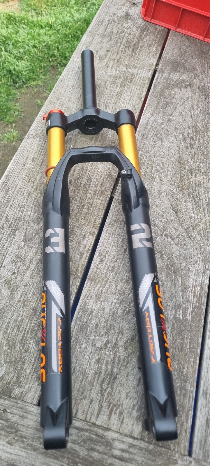 Verende voorvork, Vélos & Vélomoteurs, Vélos Pièces, Bucklos, Stadsfiets, Fourche avant, Comme neuf