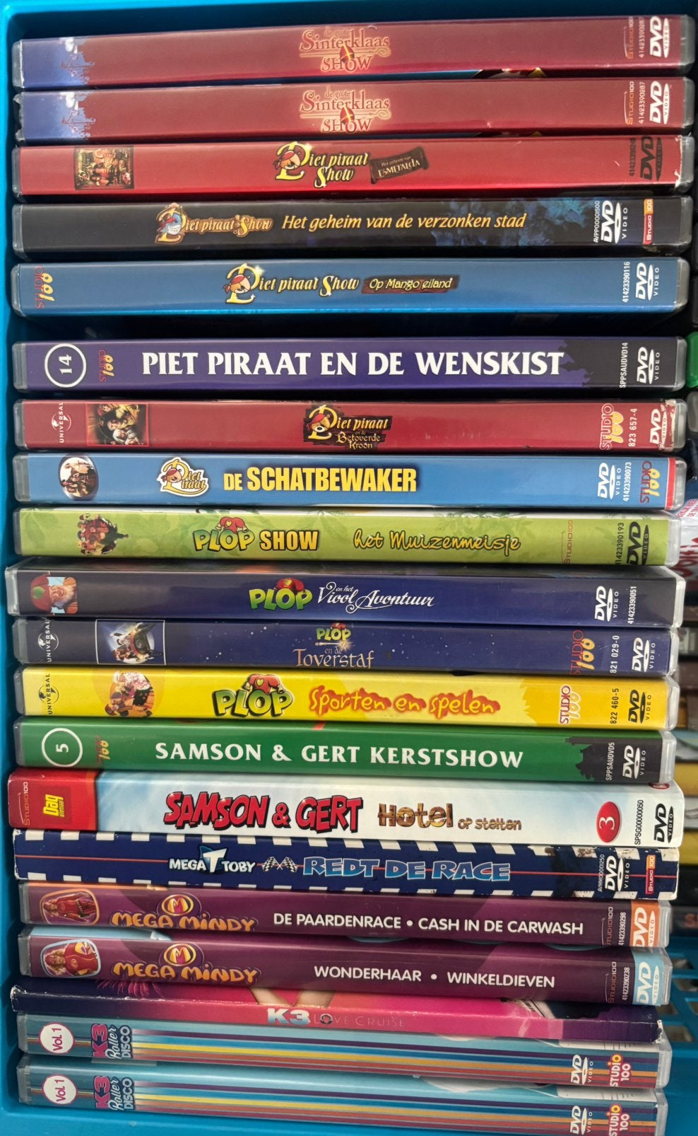 Grote DVD Opruiming – Studio 100, Pokémon, Matilda e.a., Cd's en Dvd's, Ophalen, Gebruikt