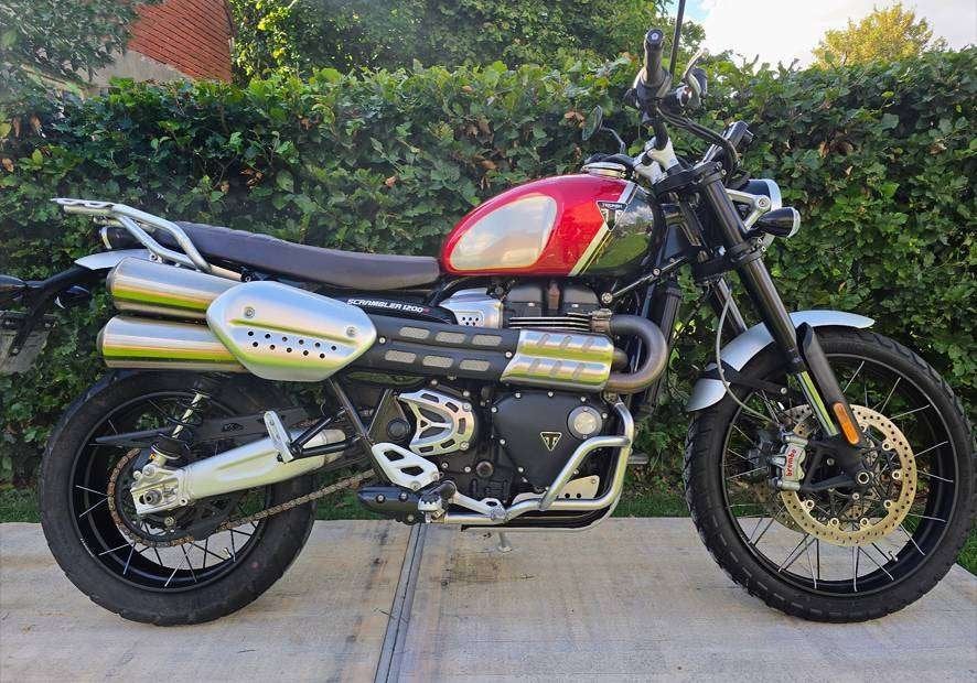 MOTO TRIUMPH SCRAMBLER 1200XC (euro5), Motoren, 2 cilinders, Occasion, Motorrijbewijs A, Bedrijf