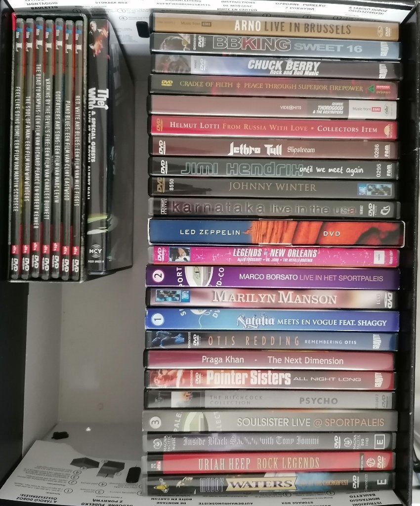 Lot cd's en dvd's, Ophalen, Zo goed als nieuw, Heavy metal