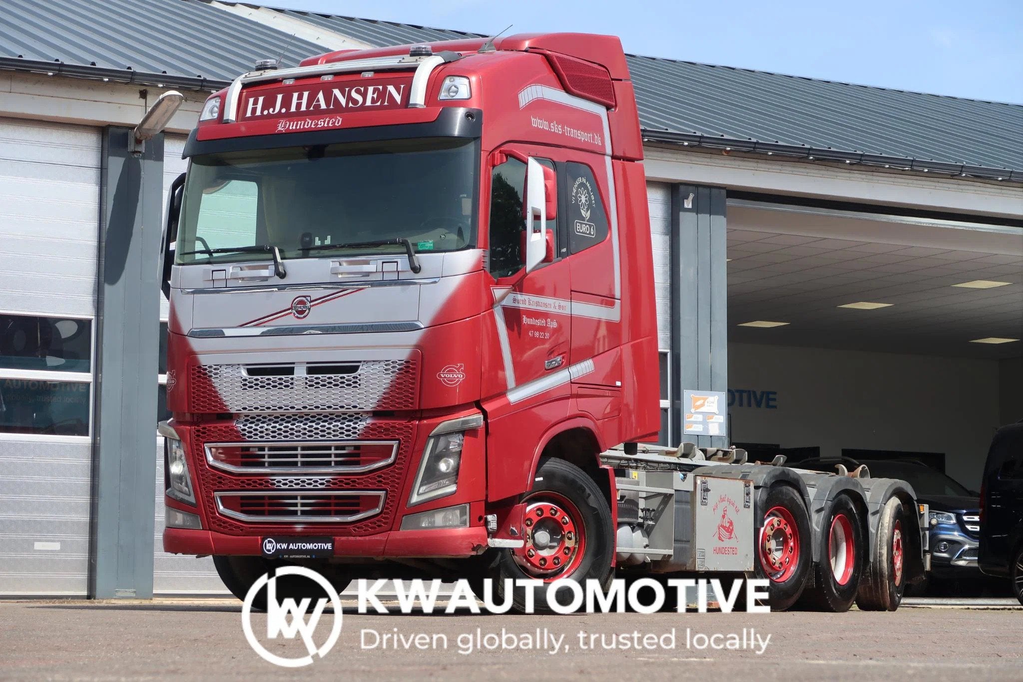 Volvo FH 16.650 8X2*6/ FULL AIR/ HIAB 24T/ DYNAMIC STEERING, Auto's, Vrachtwagens, Bedrijf, Te koop, Achteruitrijcamera, Airconditioning