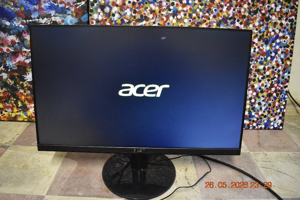 Ultradunne Acer LED-schermen, compleet met HDMI-kabel., Computers en Software, 22"pousses, Zo goed als nieuw, 1 tot 2 ms, Ophalen