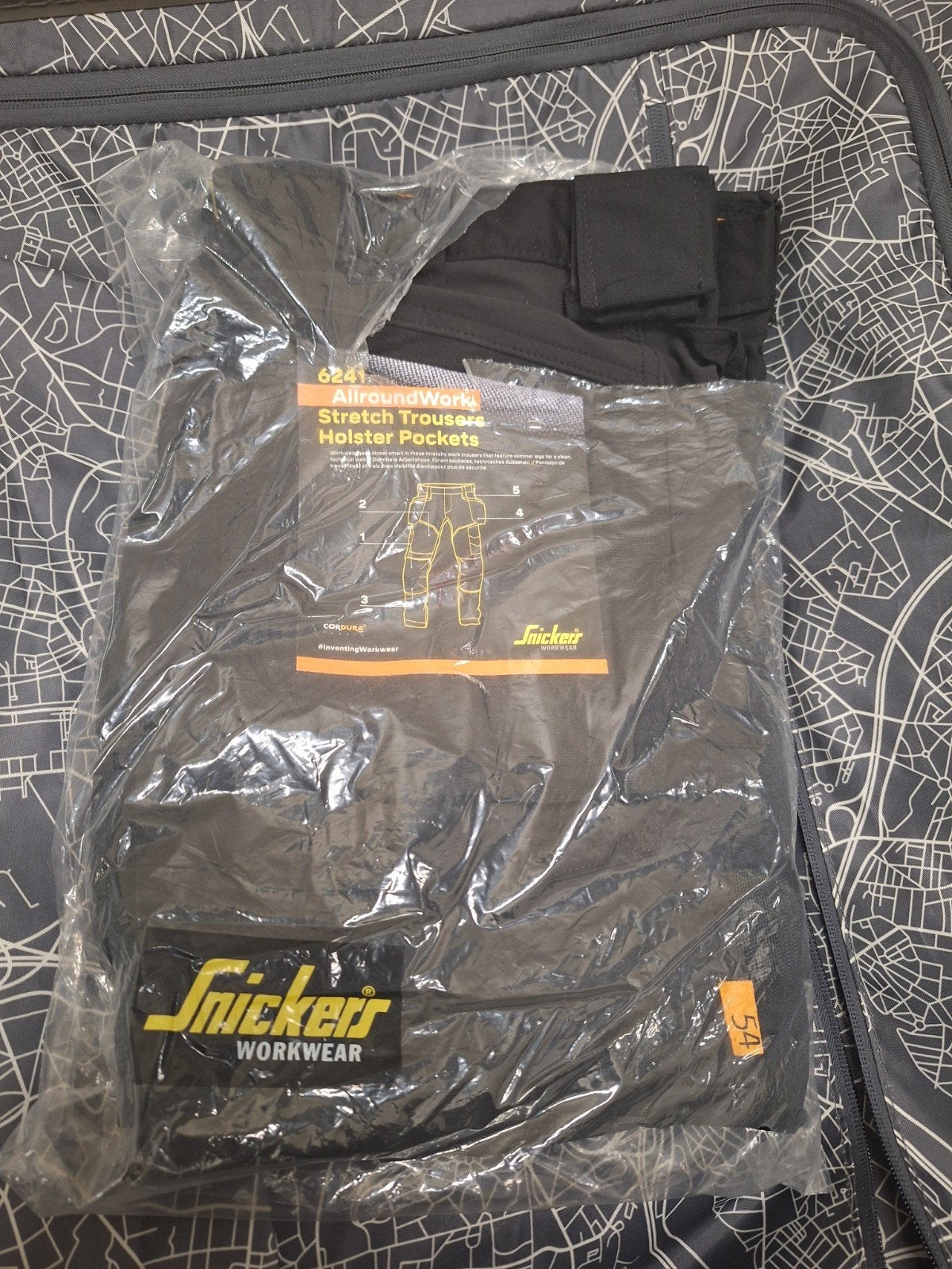 Titre : 3 pantalons de travail Snickers Workwear taille 54 -, Enlèvement