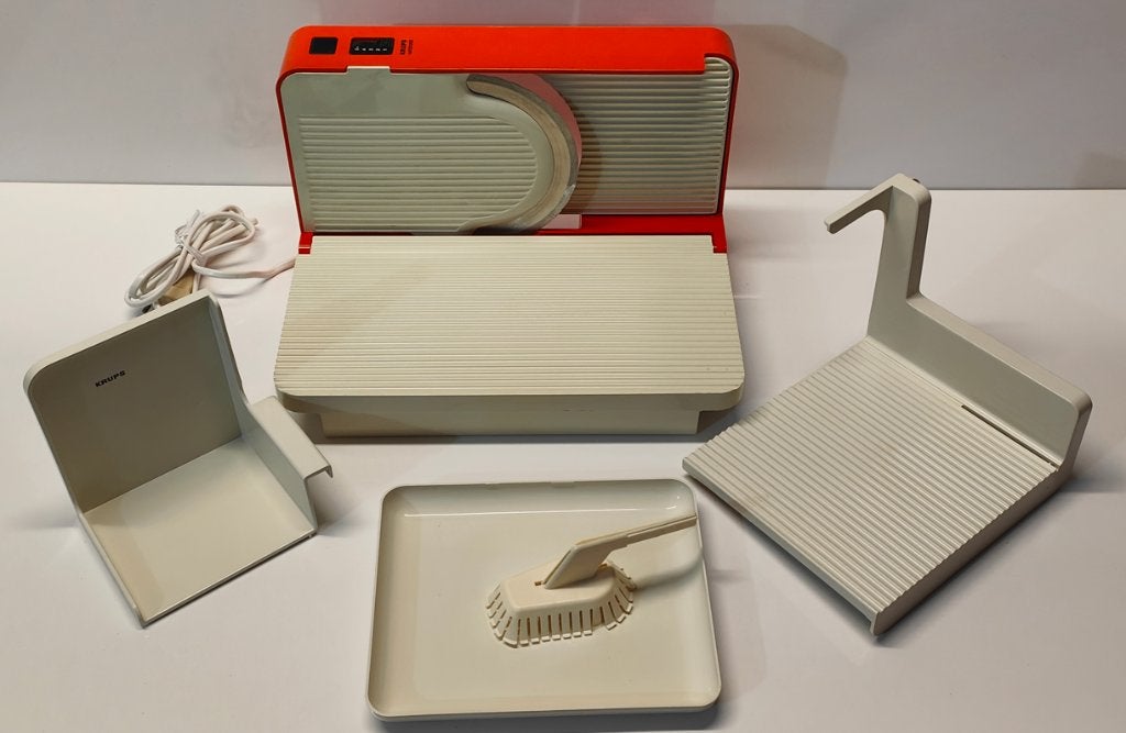 Krups Variotronic oranje vintage snijmachine - jaren 70, Antiek en Kunst, Ophalen
