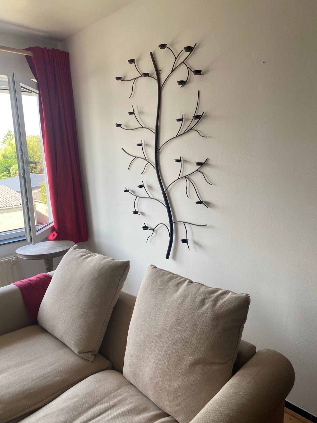 Bougeoir mural, Maison & Meubles, Enlèvement, Comme neuf, Métal