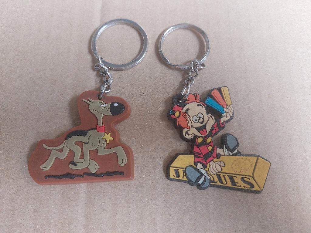 lot de 2 porte clés rataplan - petit spirou, Enlèvement ou Envoi, Comme neuf
