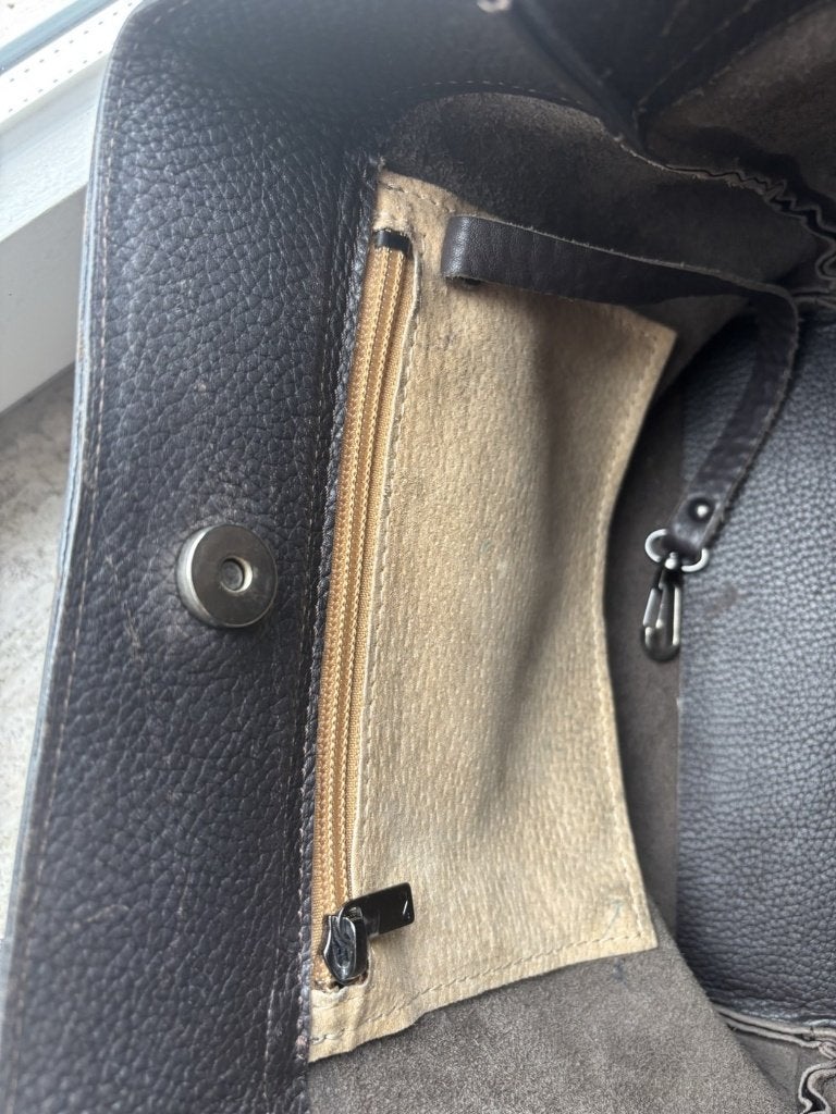 Bruine Handtas NATAN, Handtassen en Accessoires, Tassen | Damestassen, Ophalen of Verzenden, Zo goed als nieuw, Bruin, Handtas