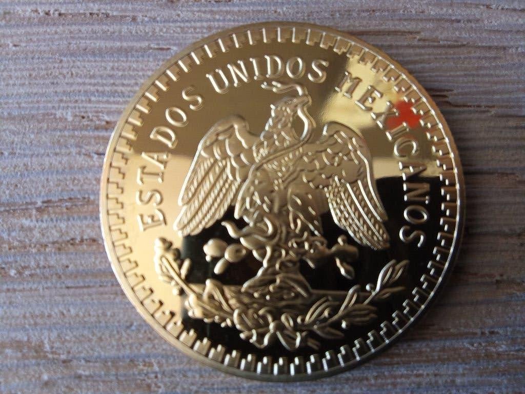 Munt Mexicaanse Pesos, Ophalen of Verzenden, Losse munt, Goud