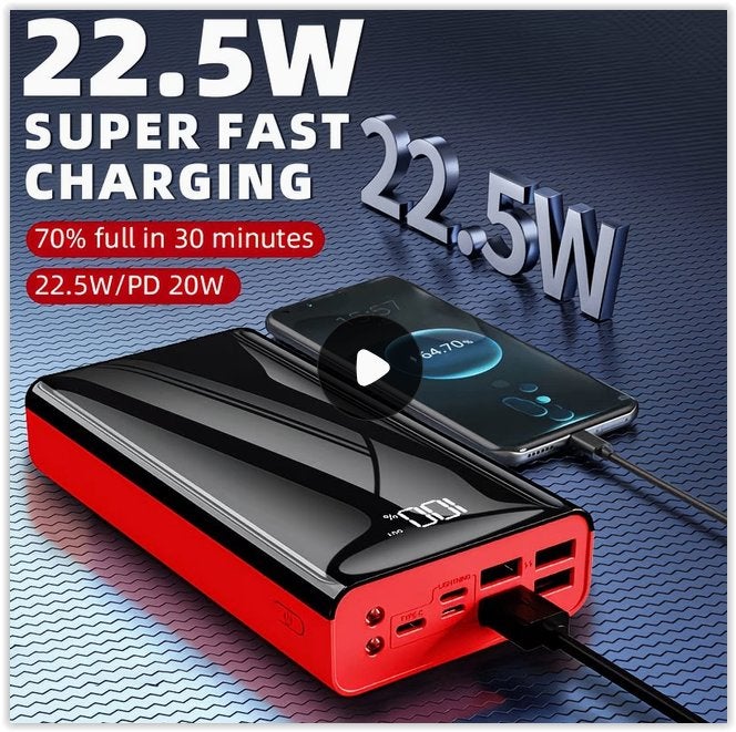 Une batterie externe de 50000 mAh avec une charge super ra, Enlèvement ou Envoi, Neuf, Support de téléphone ou Accessoire, Sony Ericsson