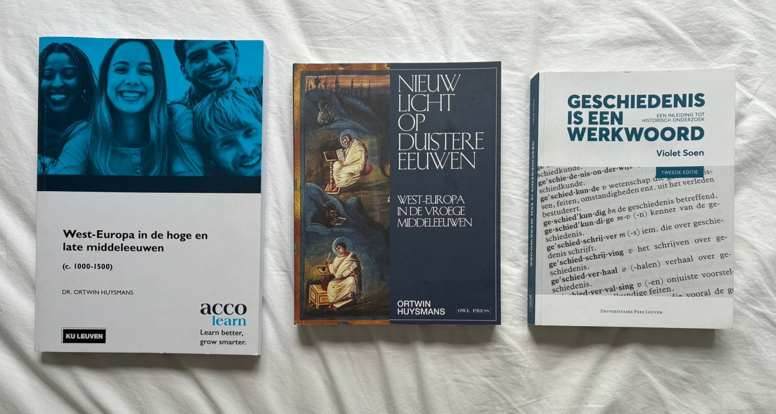 Studieboeken KU Leuven: Middeleeuwen en Historisch onderzoek, Boeken, Ophalen, Gelezen, Europa