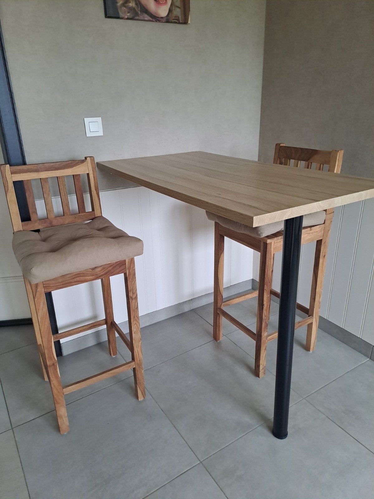 Hoge barkrukken en hoge tafel Te Koop, Maison & Meubles, Tabourets de bar, Enlèvement