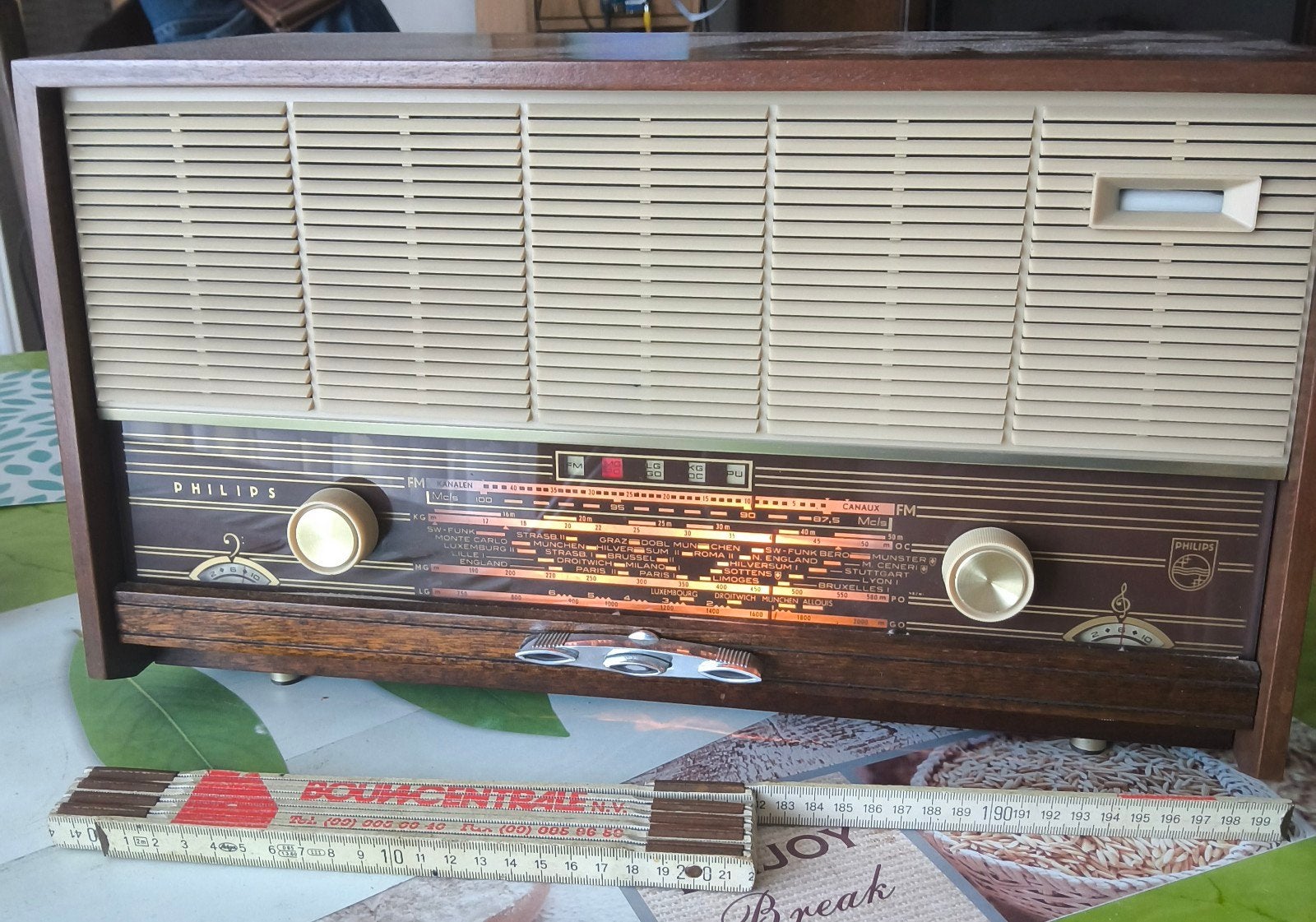 Philips lampen radio, Antiek en Kunst, Antiek | Tv's en Audio, Ophalen of Verzenden