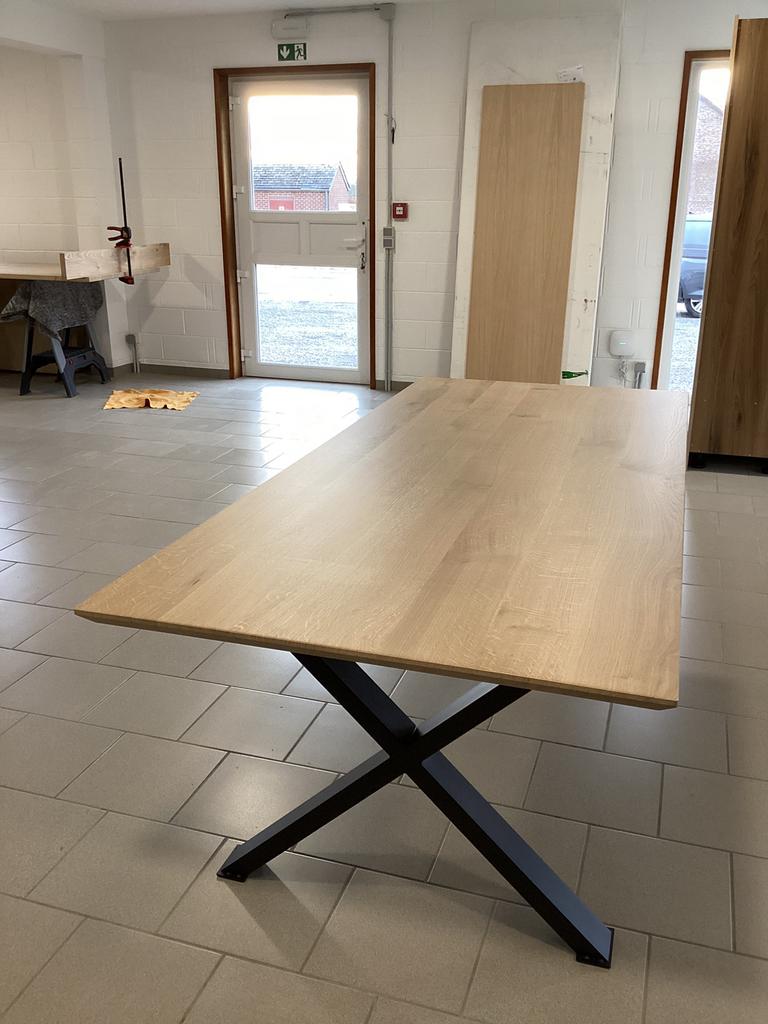 Magnifique table en chêne massif traité 210/90, Maison & Meubles, Tables | Tables à manger, Enlèvement ou Envoi, Comme neuf, Chêne