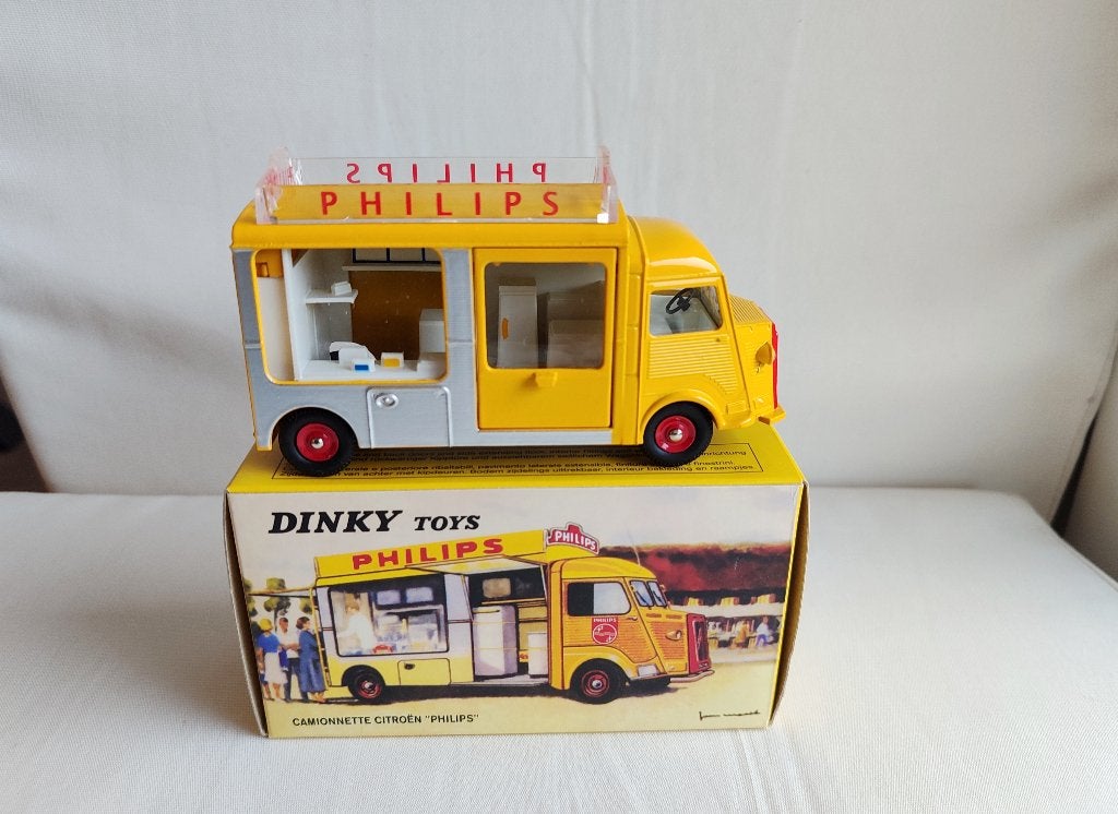 Dinky Atlas _ Citroën „PHILIPS” _ ref. 587, Ophalen of Verzenden, Zo goed als nieuw, Bus of Vrachtwagen, Dinky Toys
