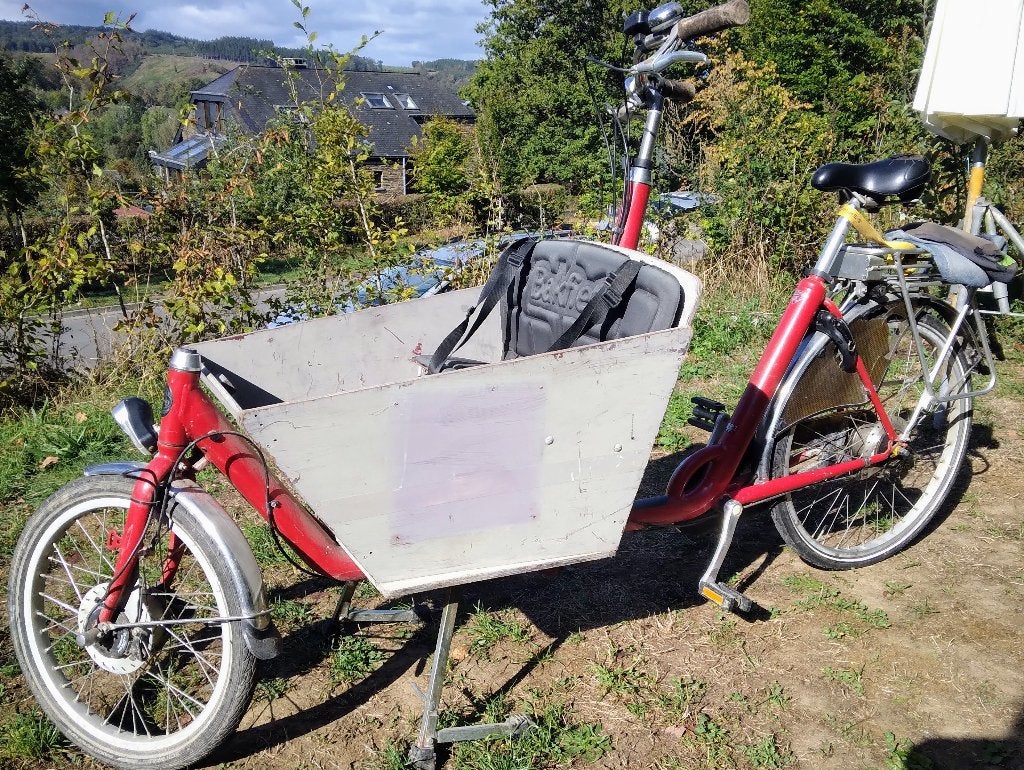 Bakfiets | elektrisch, Overige merken, Gebruikt, Elektrisch, Ophalen of Verzenden