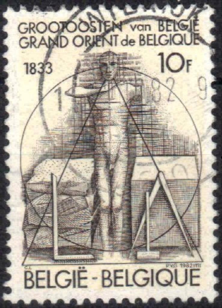 Belgie 1982 - Yvert/OBP 2066 - Vrijmetselaarloges (ST), Postzegels en Munten, Postzegels | Europa | België, Verzenden, Gestempeld
