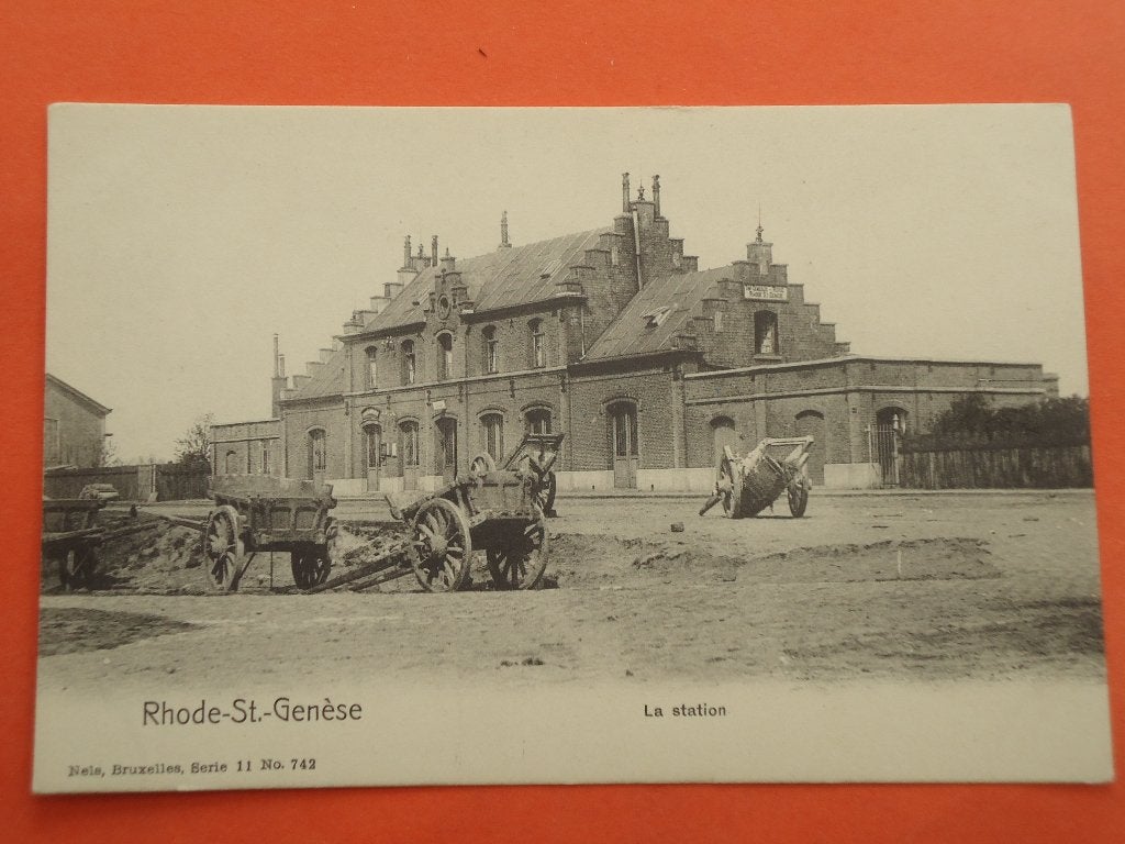 St-Genesius-Rode - Rhode St. Genèse La Station, Ophalen of Verzenden, Voor 1920, Ongelopen, Vlaams-Brabant