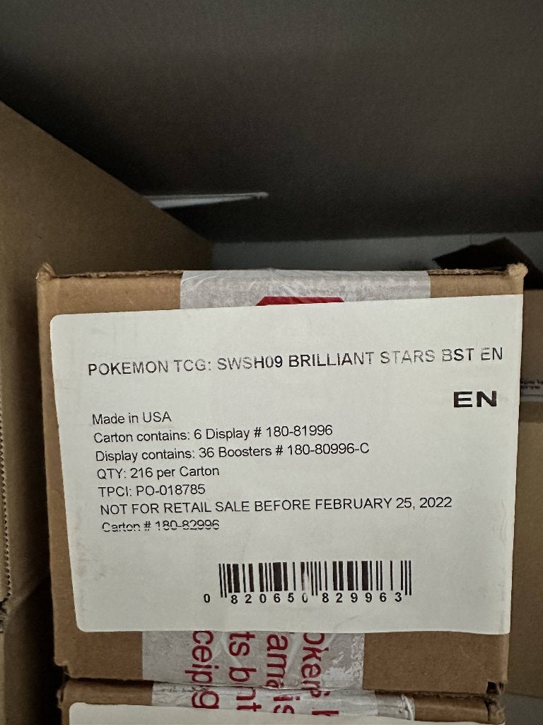 Étui scellé Brilliant Stars Booster Box, Enlèvement ou Envoi, Neuf, Booster box