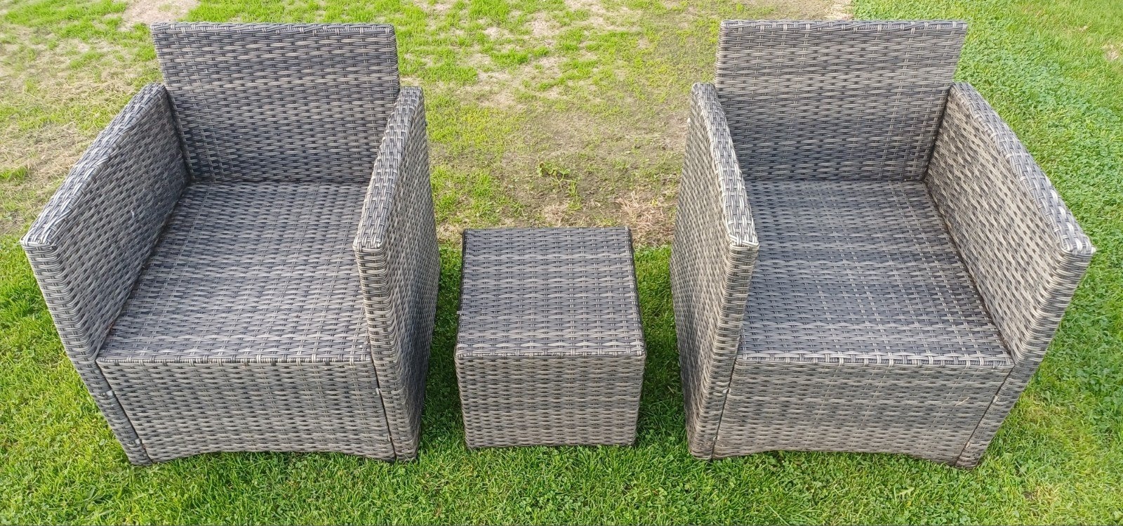 Loungeset, Gebruikt, Hocker, Loungeset, Wicker