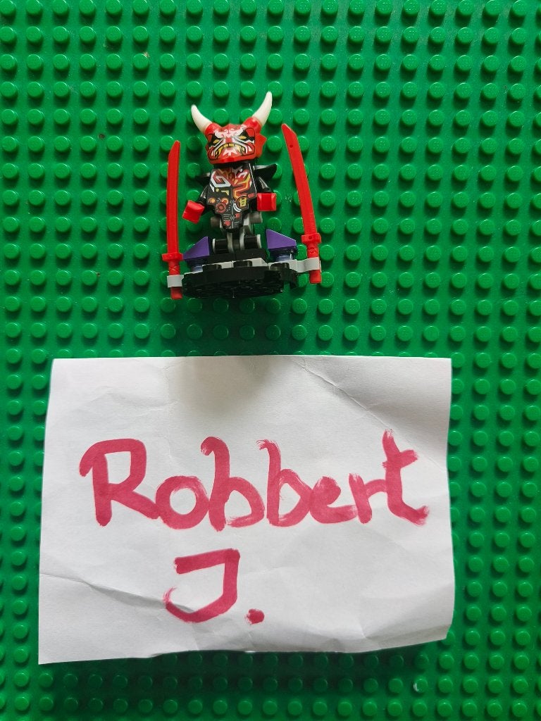 LEGO minifiguur ninjago Mr. E Clothes mannequin spa0045, Gebruikt, Lego, Ophalen of Verzenden, Minifiguur