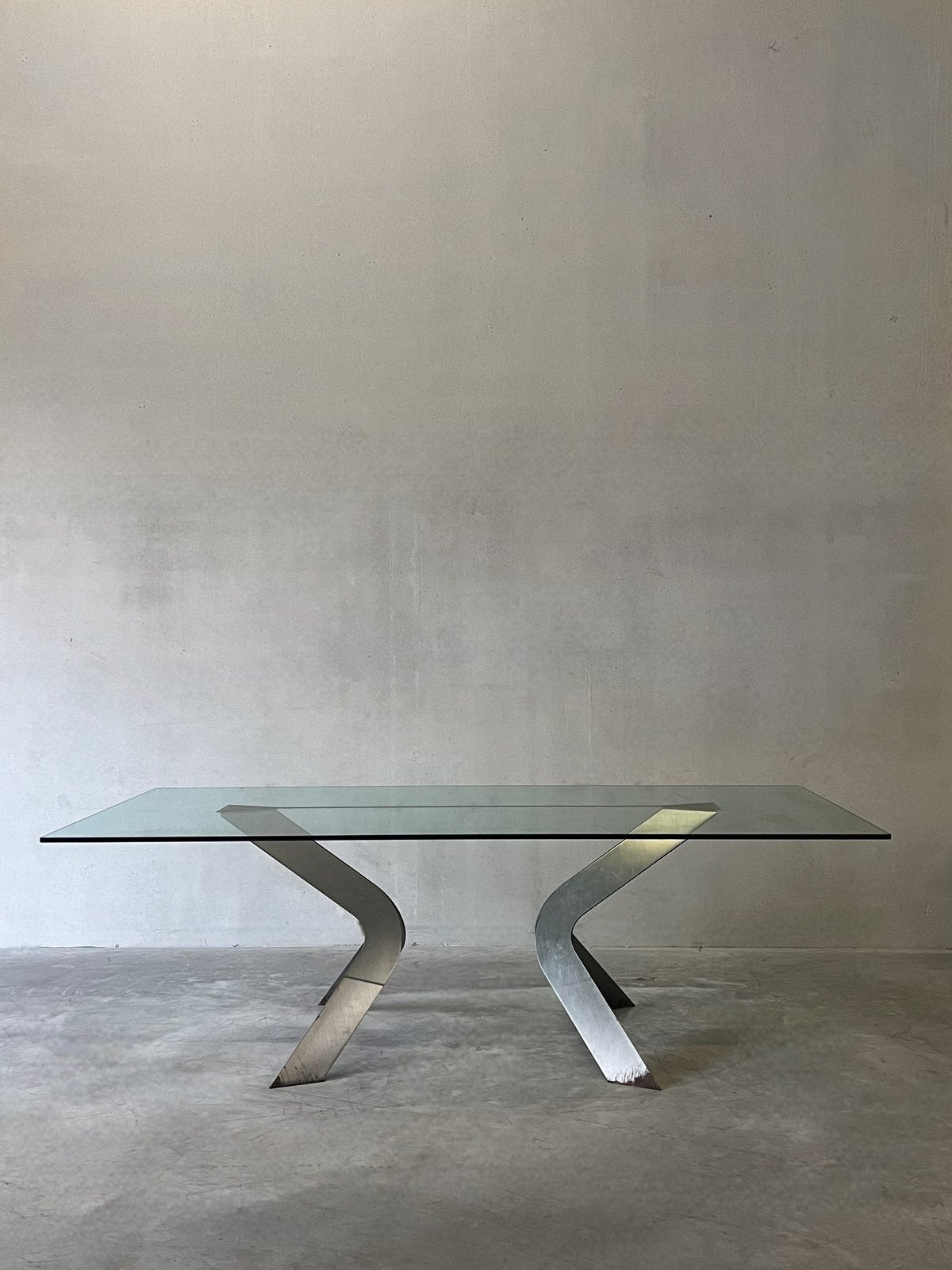 Vintage chroom eettafel, Huis en Inrichting, Tafels | Eettafels, Ophalen, Zo goed als nieuw
