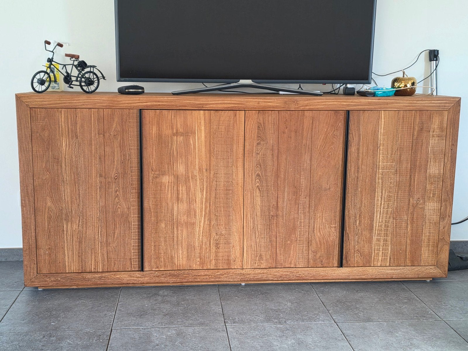 stevige dressoir van eikenhout, Enlèvement, Comme neuf, Chêne
