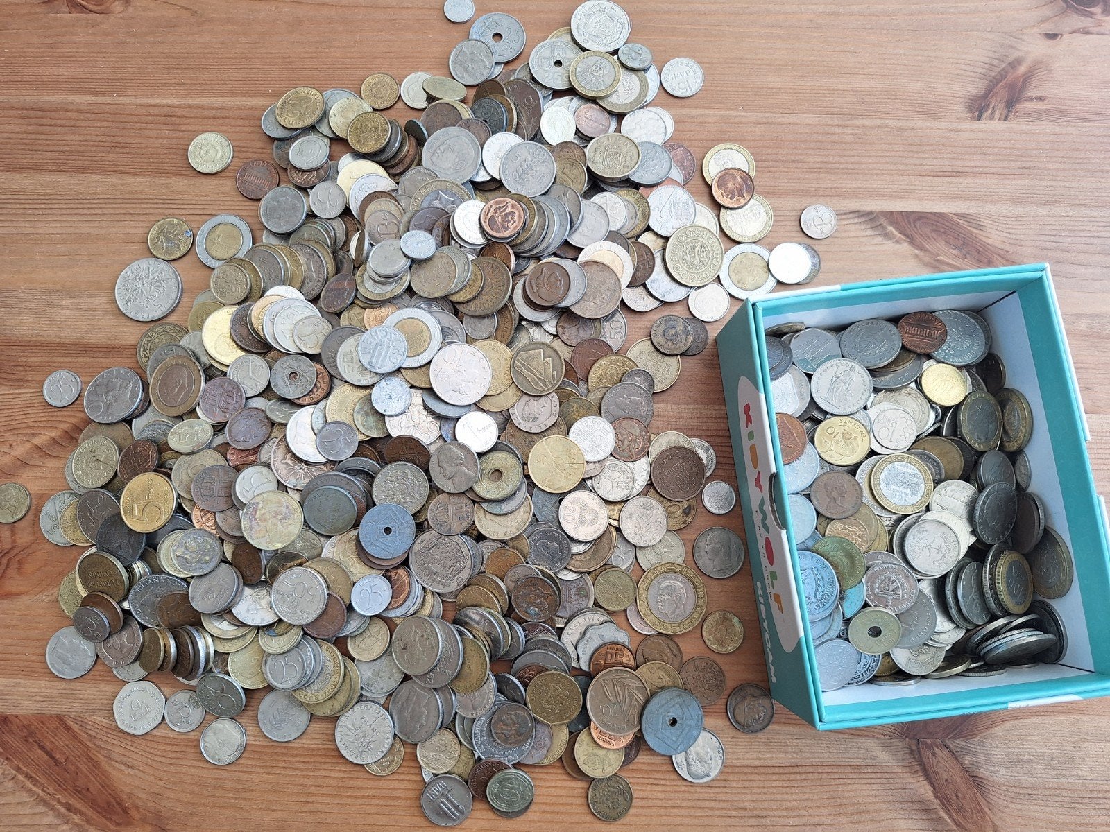4,2kg oude munten, Postzegels en Munten, Munten en Bankbiljetten | Verzamelingen, Ophalen of Verzenden, Munten