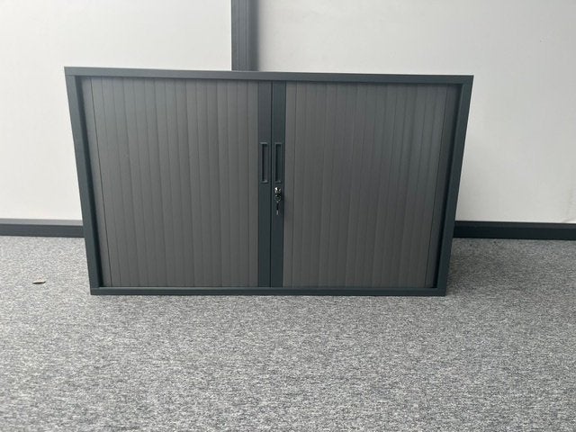 Roldeurkast antraciet 72x120x43, Huis en Inrichting, Woonaccessoires | Wandplanken en Boekenplanken, Ophalen