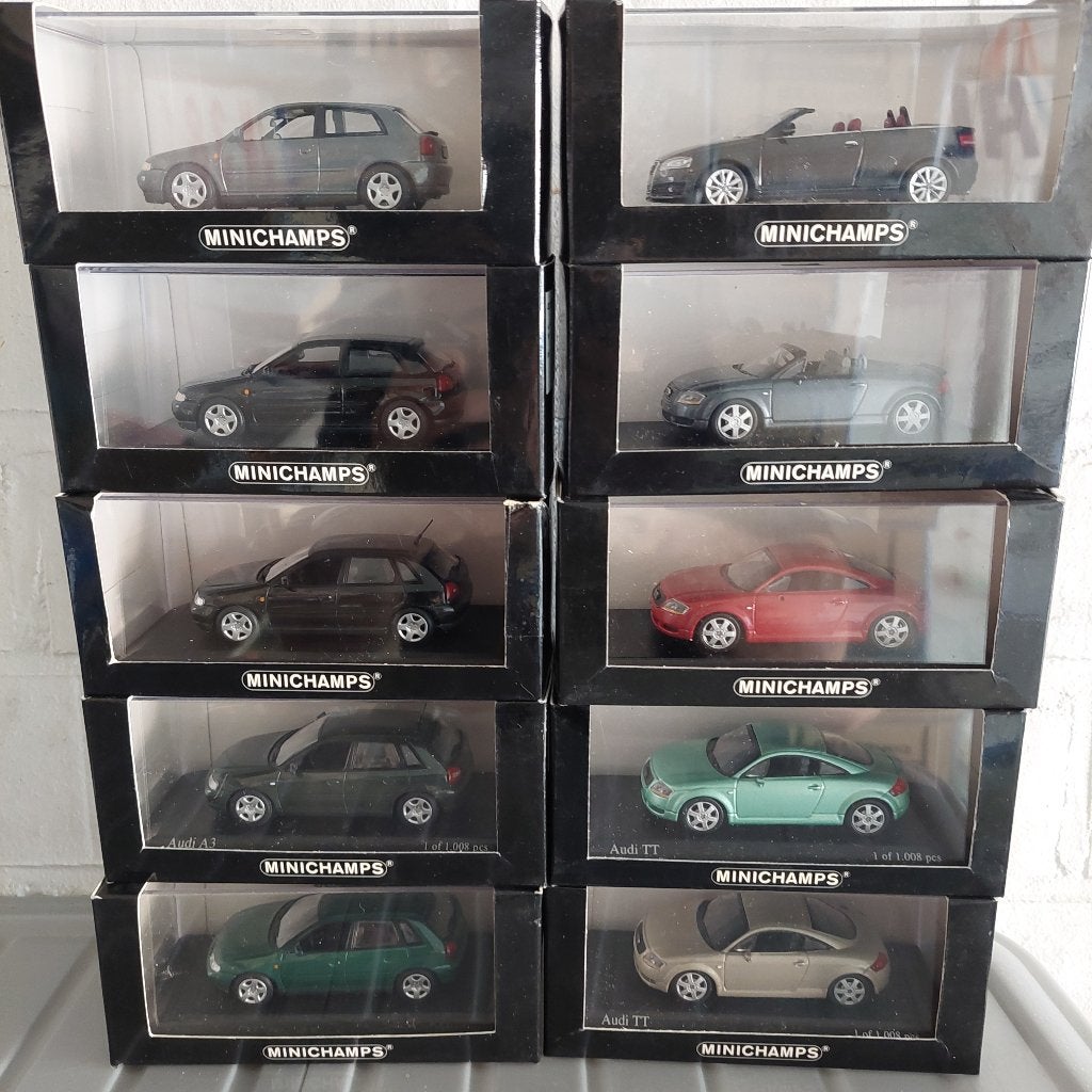 1/43 Minichamps AUDI, Ophalen of Verzenden, Zo goed als nieuw, Auto, MiniChamps