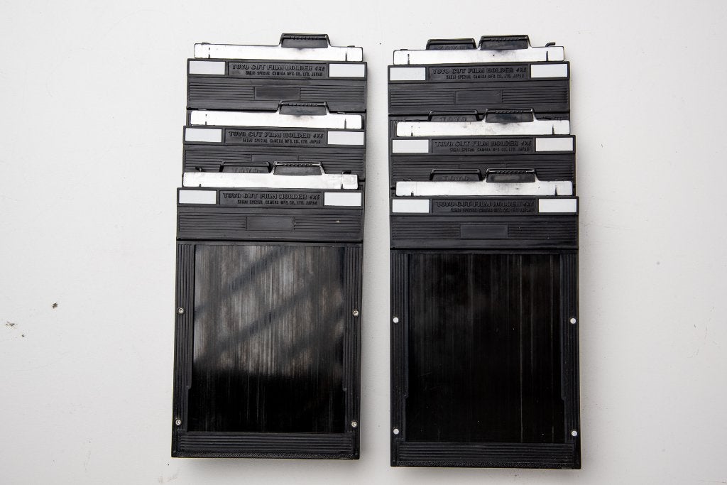 Toyo 4x5' vlakfilmcassettes, Ophalen of Verzenden, Gebruikt, Overige Merken