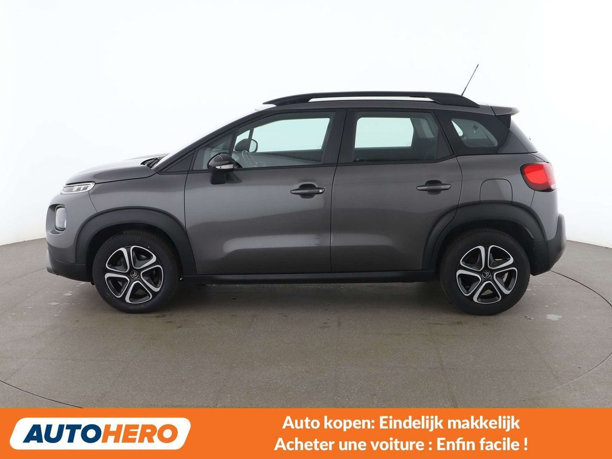 Citroën C3 Aircross 1.2 PureTech Feel Pack, Autos, Argent ou Gris, Achat, Boîte manuelle, Noir