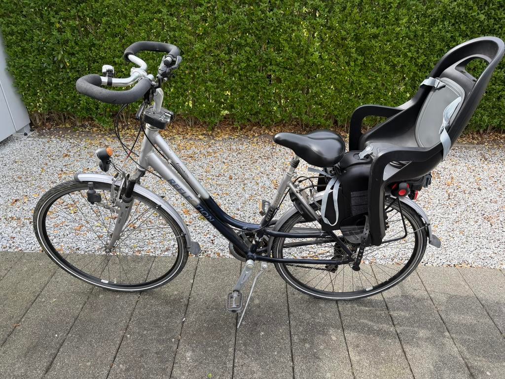 Reflection freedom damesfiets met zitje, Fietsen en Brommers, Ophalen, Zo goed als nieuw