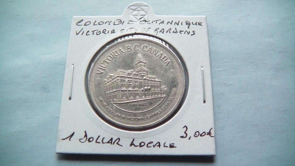 1 dollar victoria B,C canada, Enlèvement