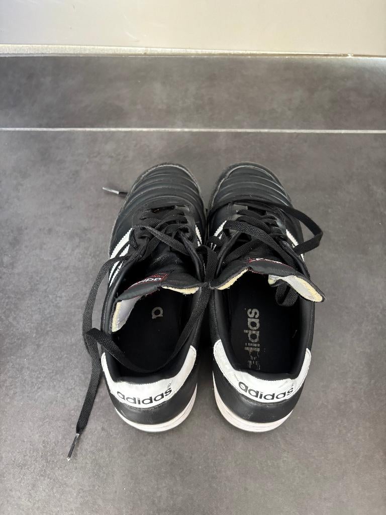 Adidas Mundial Team zwart -Leder - heren 40 2/3, Ophalen of Verzenden, Zo goed als nieuw, Schoenen