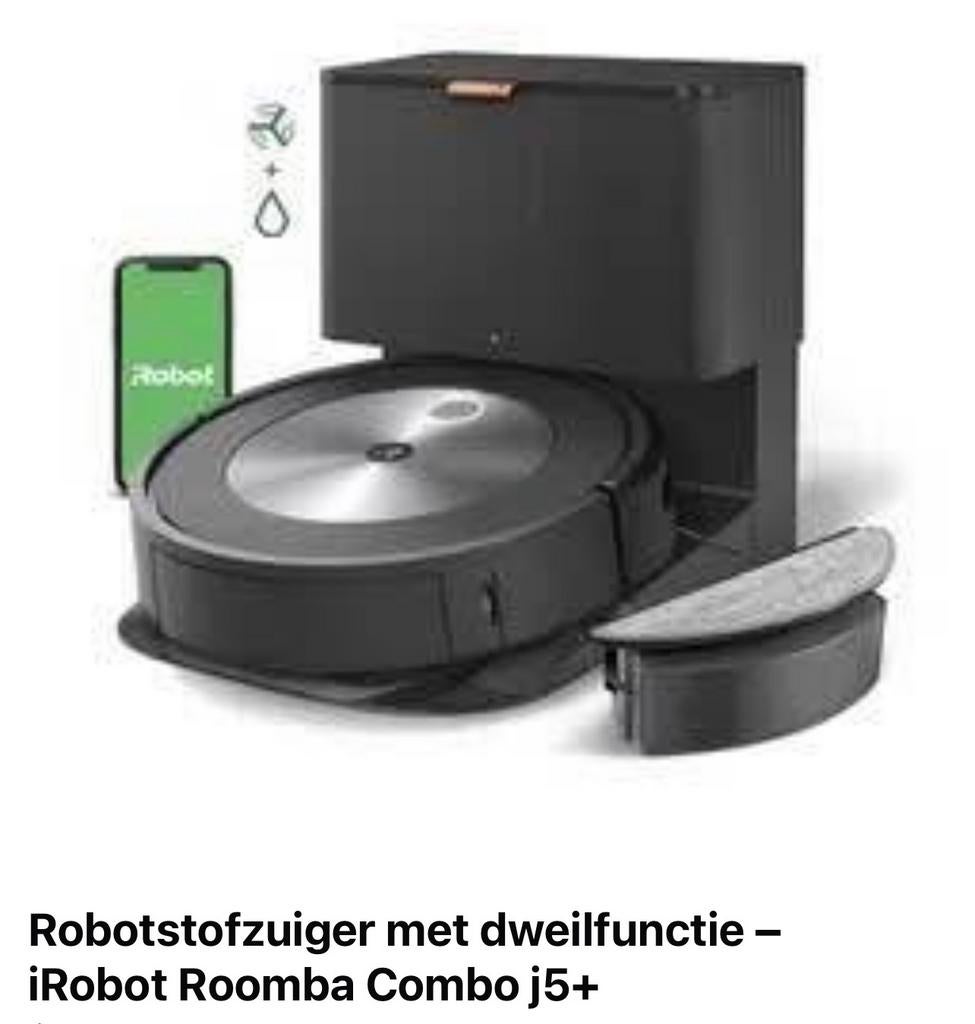 Robotstofzuiger met dweilfunctie, Elektronische apparatuur, Stofzuigers, Ophalen, Zo goed als nieuw, Robotstofzuiger