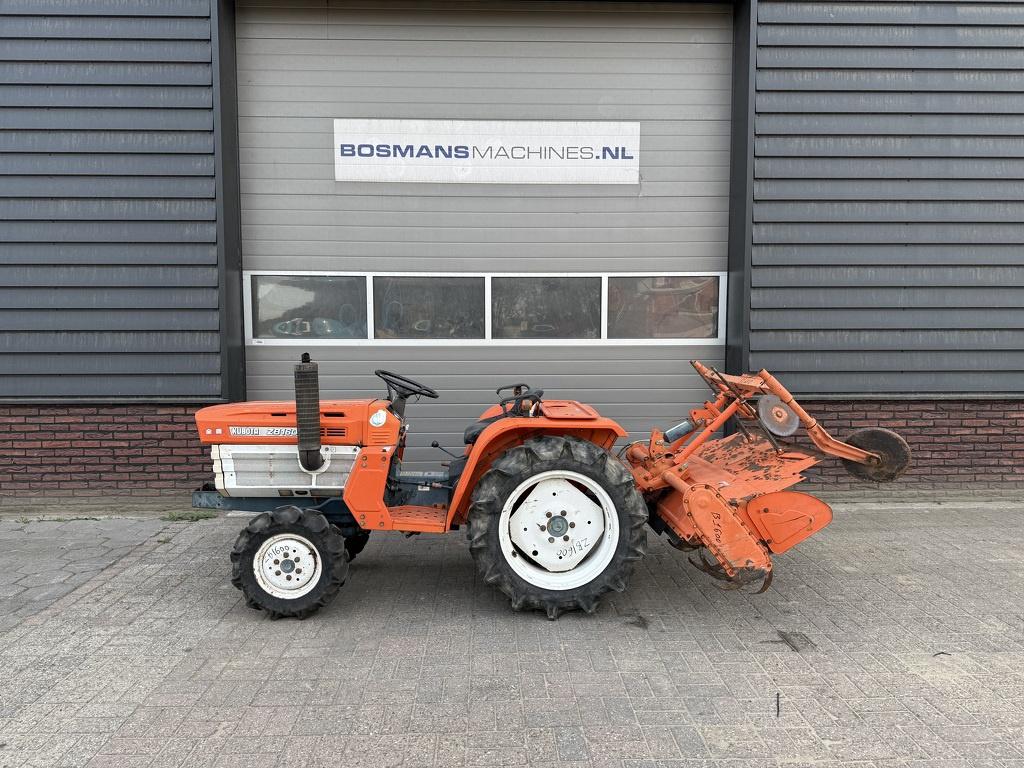 Kubota B1600 4WD 20 PK minitractor + frees, Autres marques, Jusqu'à 2500, Kubota Hol, Utilisé