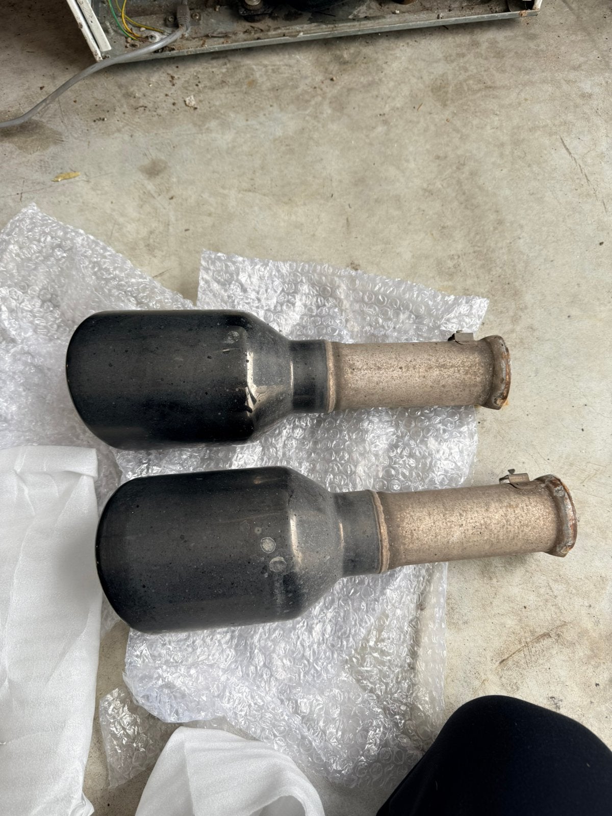 Ram 1500 black uitlaat tips gen5 4 inch, Ophalen of Verzenden, Gebruikt, Dodge