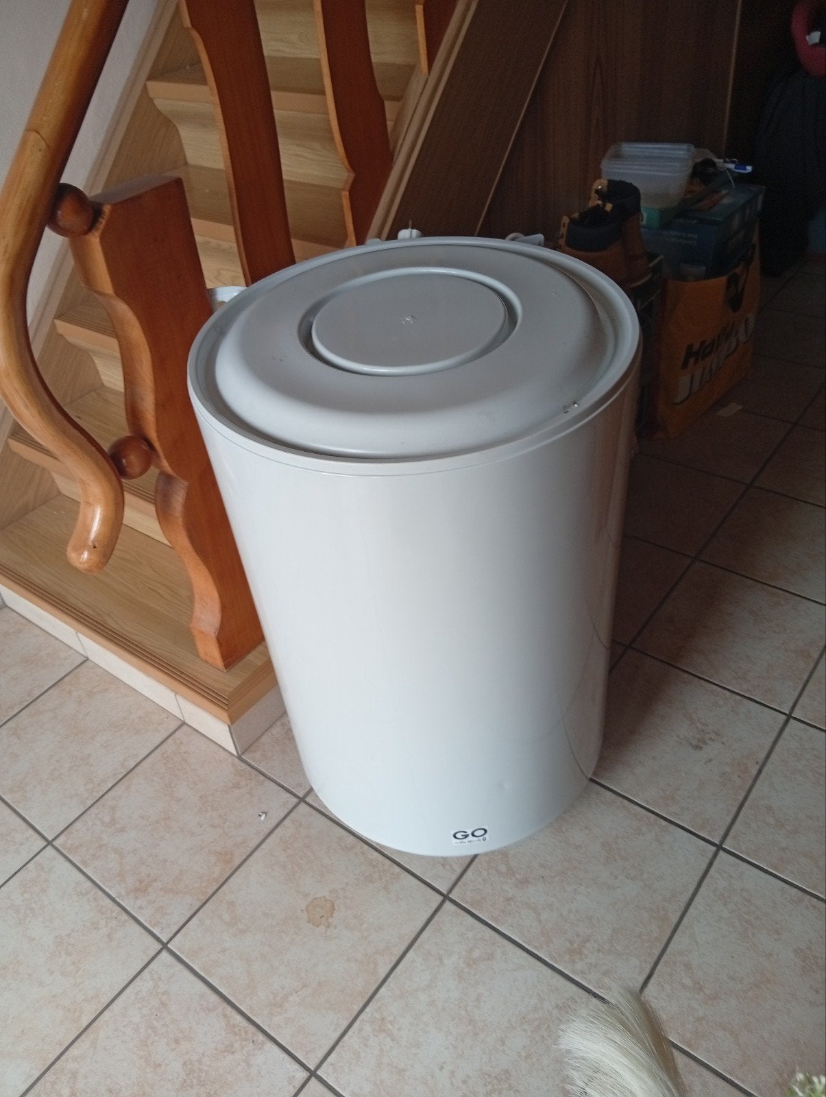 Elektrische boiler 100 liter van Marcke go  nieuw, Ophalen, 100 liter of meer, Boiler, Minder dan 3 jaar oud