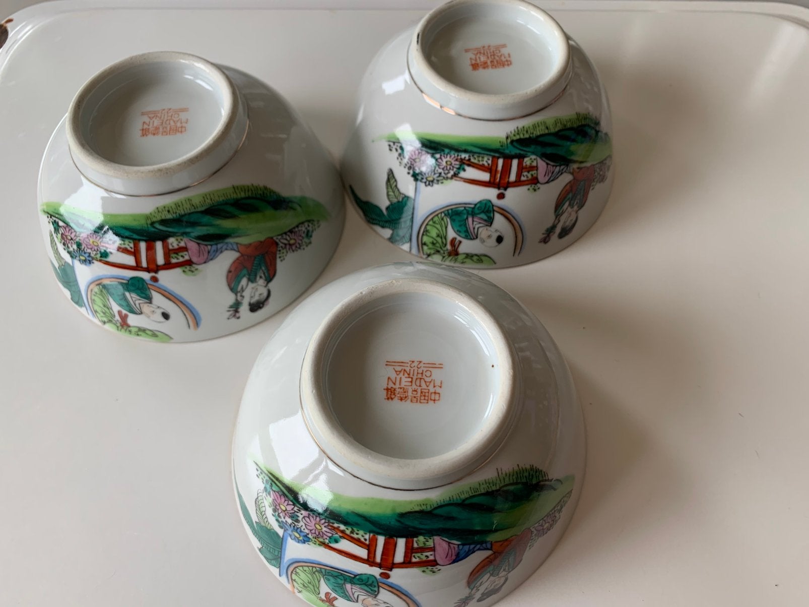 5 bols chinois pour soupe/apéro, Maison & Meubles, Cuisine | Vaisselle, Enlèvement, Comme neuf