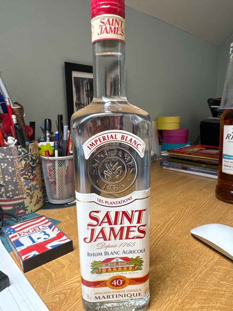 Rhum : Saint James blanc Agricole, Neuf, Autres régions, Enlèvement ou Envoi, Pleine