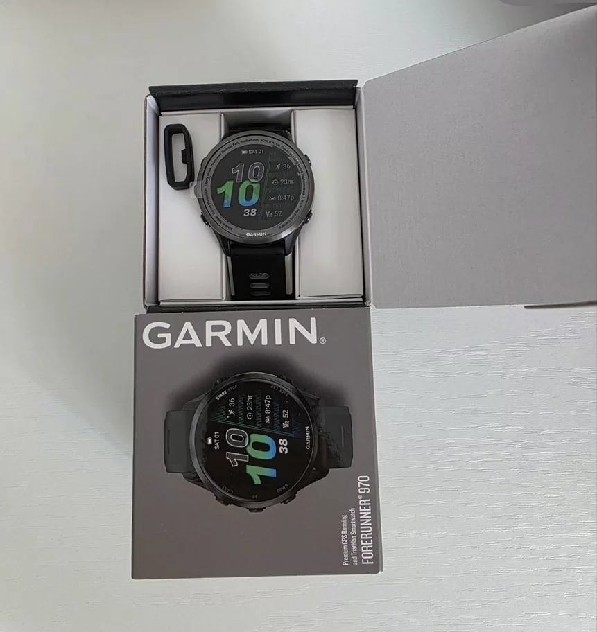 Garmin Forerunner 970 47 mm, Étanche, Enlèvement ou Envoi, Comme neuf, Niveau de stress