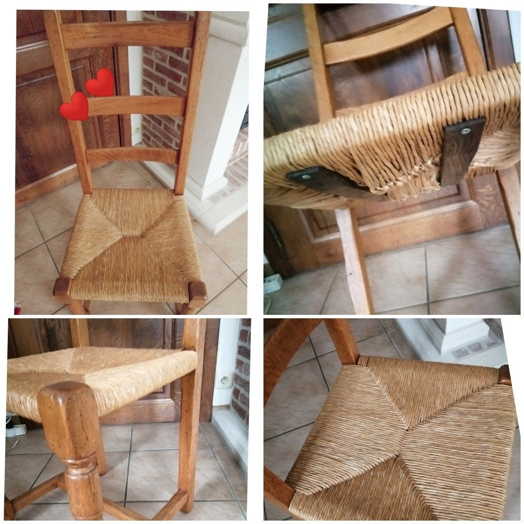 rieten stoelen, Ophalen
