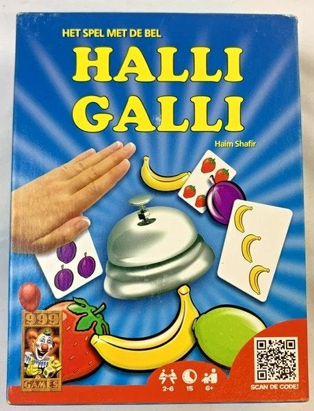 999 Games Halli Galli, le jeu avec la cloche, jeu de cartes, Hobby & Loisirs créatifs, 1 ou 2 joueurs, Envoi, Comme neuf, 999 games