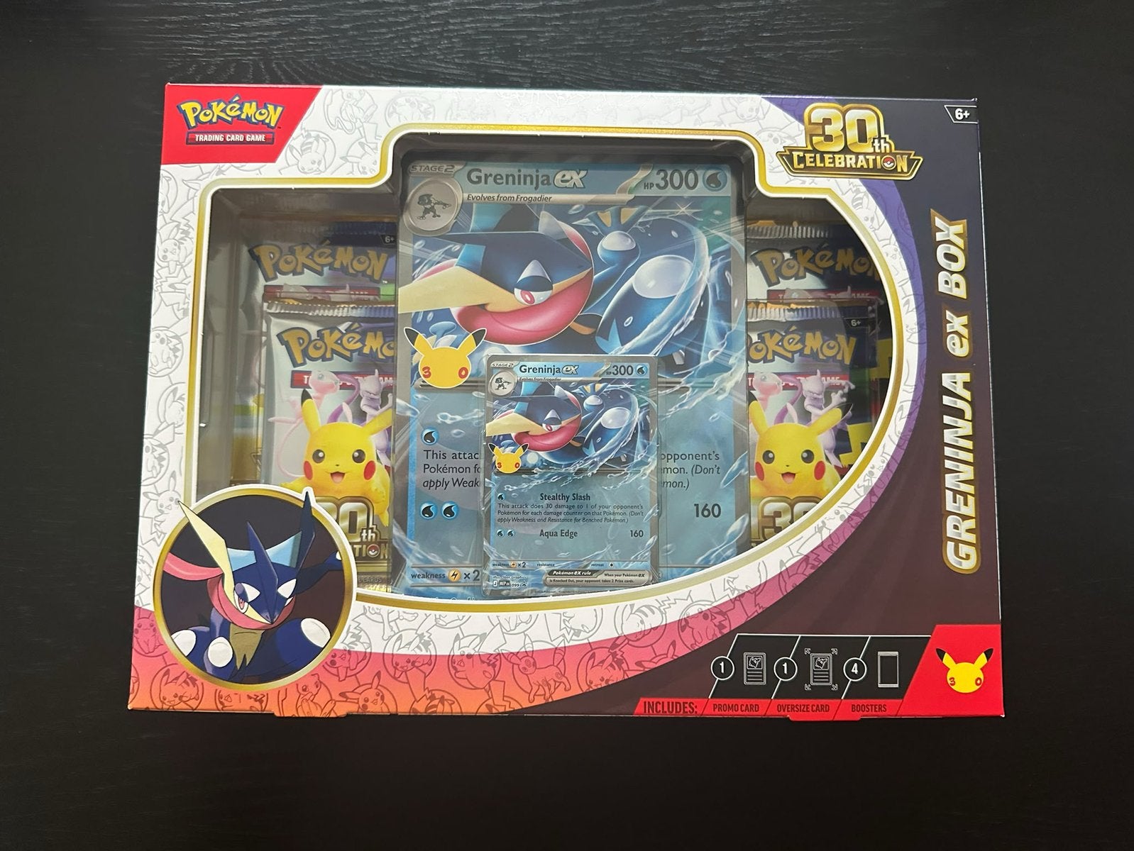 Pokémon fête les 30 ans de Greninja ex Box, Enlèvement ou Envoi, Comme neuf