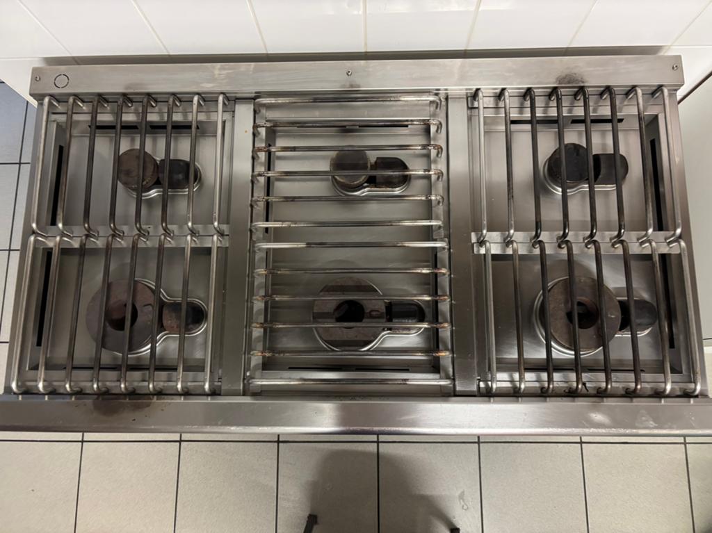 Soget professioneel gasfornuis, Ophalen, Fornuis, Frituur en Grillen
