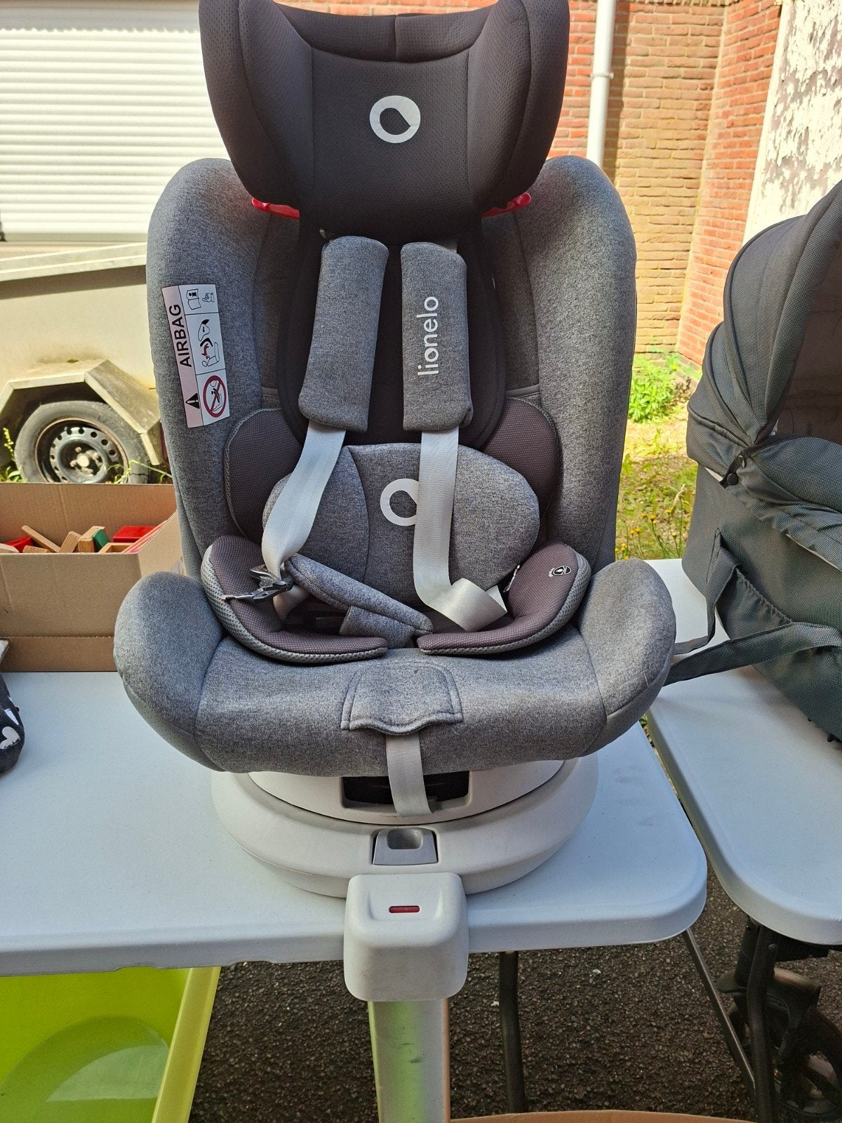 Autostoel 360 draaibaar, Kinderen en Baby's, Autostoeltjes, Overige merken, Verstelbare rugleuning, Gebruikt, 0 t/m 18 kg