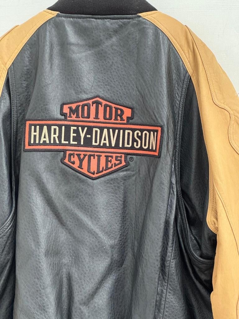 Harley Davidson vintage leren jas, perfecte staat, Kleding | Heren, Overige kleuren, Maat 56/58 (XL), Ophalen of Verzenden, Zo goed als nieuw